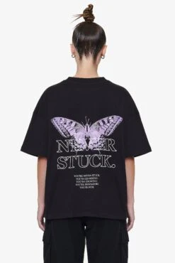 Eira Oversized Tee Black