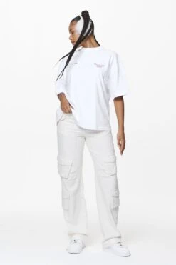 Eira Oversized Tee White -Pegador Sale Store PGDR DND E COMMERCE WMNS DAY 257949