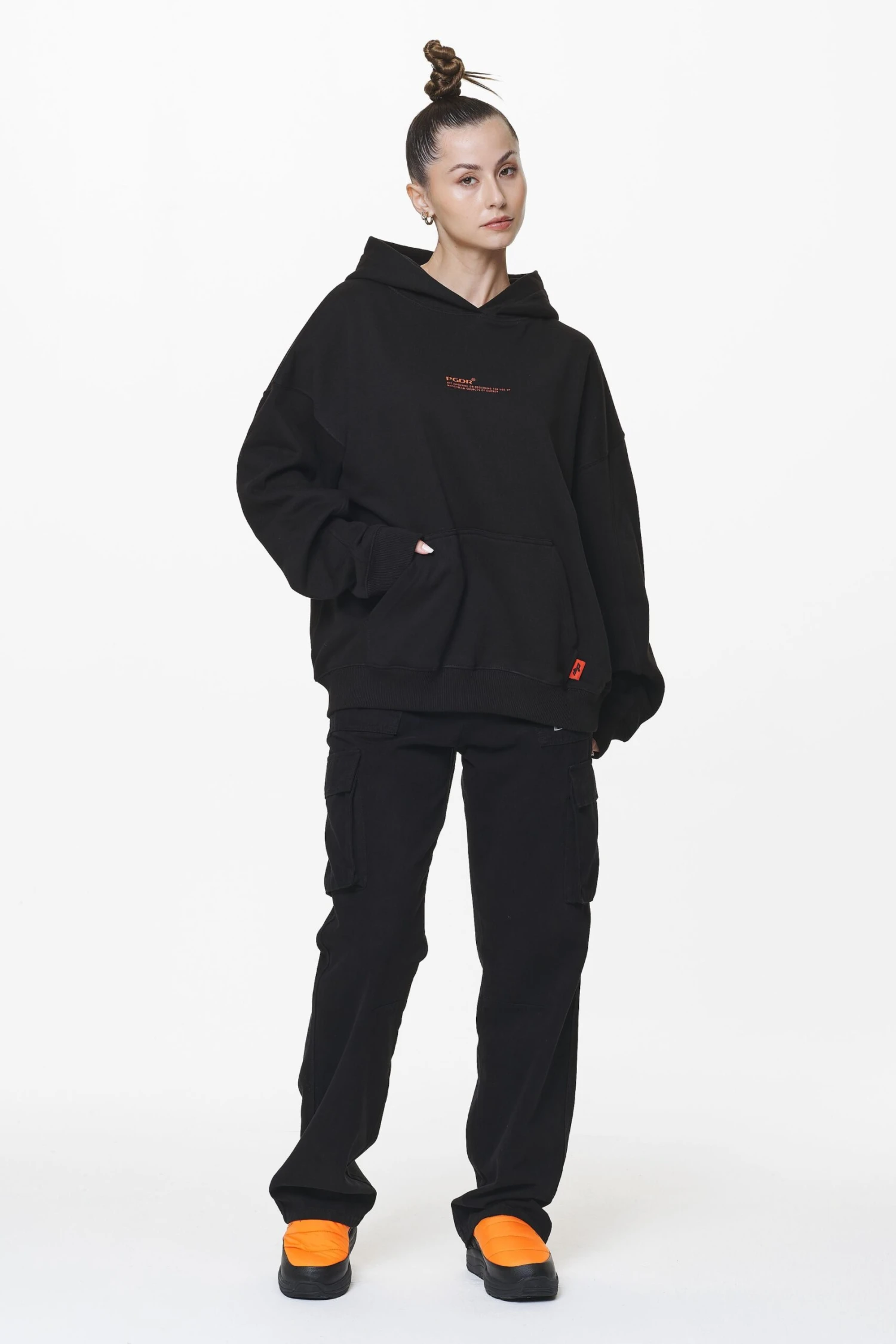 Navisk Oversized Hoodie Black 2 Navisk Oversized Hoodie Black - Image 2