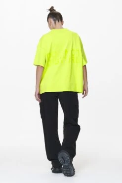 Groven Heavy Oversized Tee Washed Lime Yellow -Pegador Sale Store PGDR DND E COMMERCE WMNS DAY 258471
