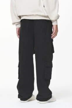 Bantam Wide Cargo Pants Black -Pegador Sale Store PGDR DO NOT DISTURB E COMMERCE PANTS MENS3512