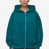 Clarita Oversized Sweat Jacket Washed Urban Turquoise Black Gum -Pegador Sale Store PGDR MOST ALIVE ECOMMERCE WOMENS DAY 155474