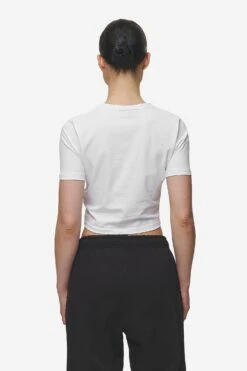 Ines Cropped Baby Tee White Black Gum -Pegador Sale Store PGDR MOST ALIVE ECOMMERCE WOMENS DAY 155495