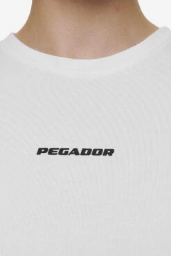 Ines Cropped Baby Tee White Black Gum -Pegador Sale Store PGDR MOST ALIVE ECOMMERCE WOMENS DAY 155496