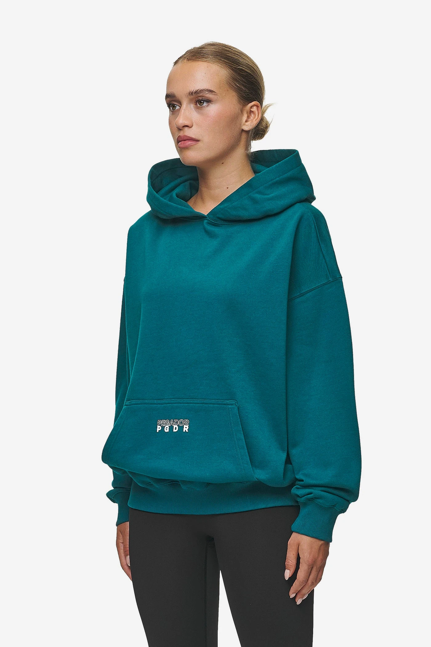 Nisa Oversized Hoodie Washed Urban Turquoise 4 Nisa Oversized Hoodie Washed Urban Turquoise - Image 4