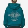 Nisa Oversized Hoodie Washed Urban Turquoise