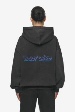 Thea Oversized Hoodie Vintage Black