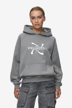Klaria Oversized Hoodie Washed Deep Grey