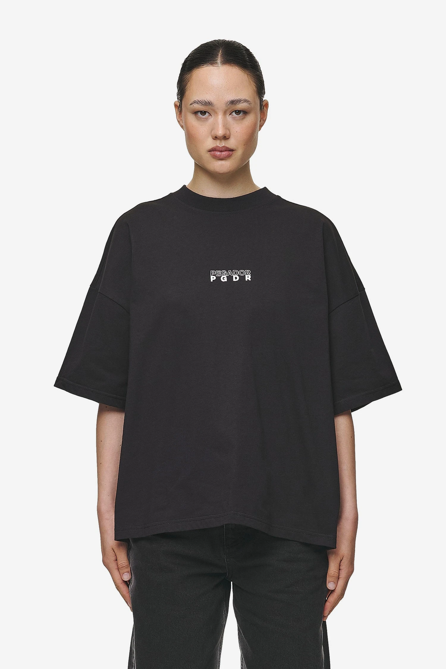 Nisa Heavy Oversized Tee Washed Black 3 Nisa Heavy Oversized Tee Washed Black - Image 3