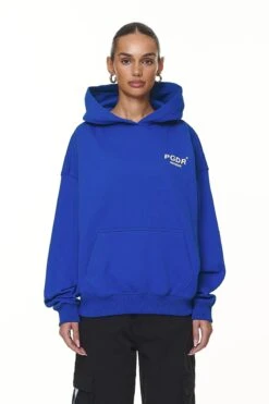 Cania Oversized Hoodie Washed True Blue -Pegador Sale Store PGDR NEVER TOO LATE ECOMMERCE 1 FEMALE BLUE45