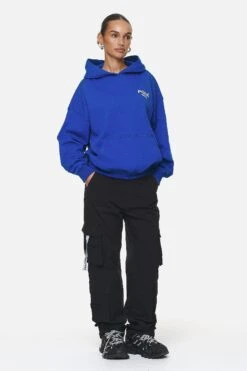 Cania Oversized Hoodie Washed True Blue -Pegador Sale Store PGDR NEVER TOO LATE ECOMMERCE 1 FEMALE BLUE49