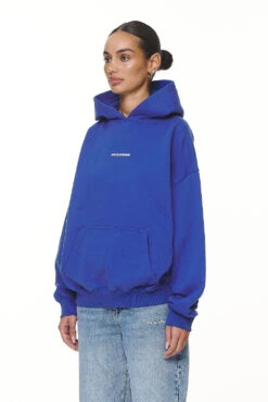 Atna Logo Oversized Hoodie Washed True Blue White -Pegador Sale Store PGDR NEVER TOO LATE ECOMMERCE 2 FEMALE BLUE36