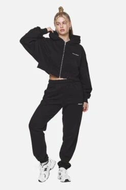 Villa High Waisted Sweat Pants Black White Gum -Pegador Sale Store PGDR NEVER TOO LATE ECOMMERCE FEMALE DAY 1527