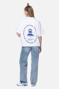 Palmyra Heavy Oversized Tee White -Pegador Sale Store PGDR NEVER TOO LATE ECOMMERCE FEMALE DAY 1658