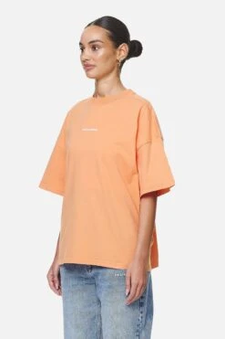 Arendal Logo Heavy Oversized Tee Washed Apricot White -Pegador Sale Store PGDR NEVER TOO LATE ECOMMERCE FEMALE DAY 2130