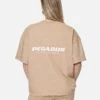 Arendal Logo Heavy Oversized Tee Washed Safari Sand White -Pegador Sale Store PGDR NEVER TOO LATE ECOMMERCE FEMALE DAY 2496