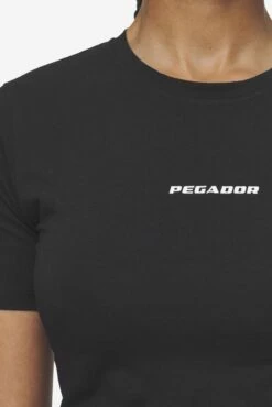 Ines Cropped Baby Tee Black White Gum -Pegador Sale Store PGDR Next Wave E COMMERCE WMNS DAY 144557