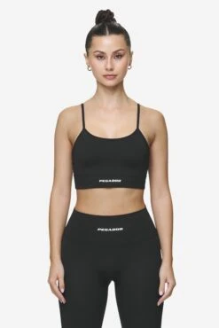 Taja Sport Bra Black White