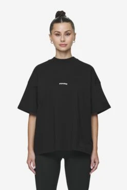 Gabi Heavy Oversized Tee Black -Pegador Sale Store PGDR Next Wave E COMMERCE WMNS DAY 245619