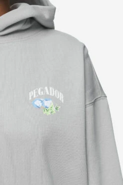 Lucia Oversized Hoodie Washed Sky Grey -Pegador Sale Store PGDR Next Wave E COMMERCE WMNS DAY 246162