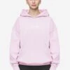 Clarita Logo Oversized Hoodie Washed Bubblegum White Gum