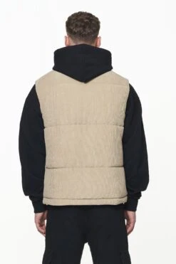 Bardon Cord Puffer Vest Sand -Pegador Sale Store PGDR OUTERWEAR MENS6116